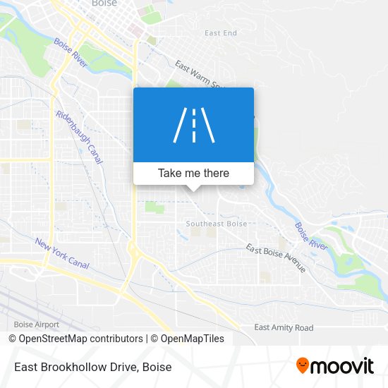 East Brookhollow Drive map