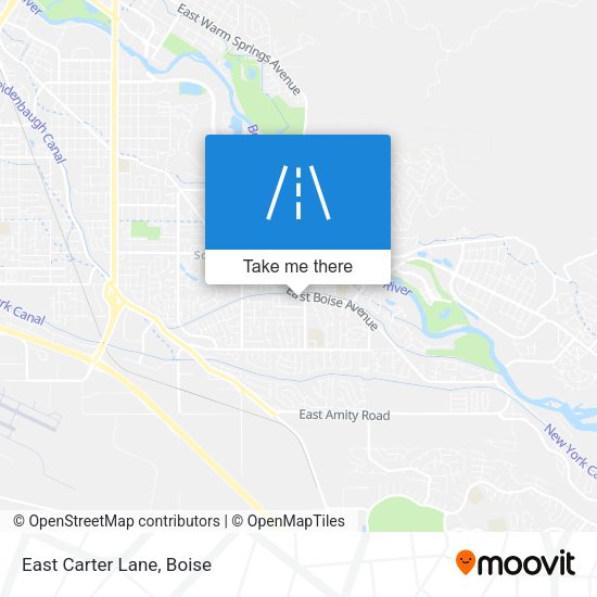 Mapa de East Carter Lane