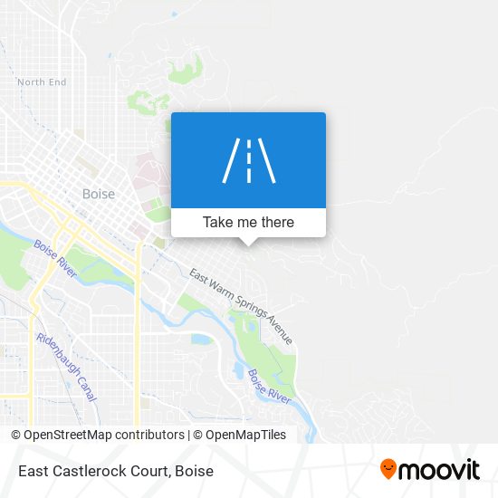 Mapa de East Castlerock Court