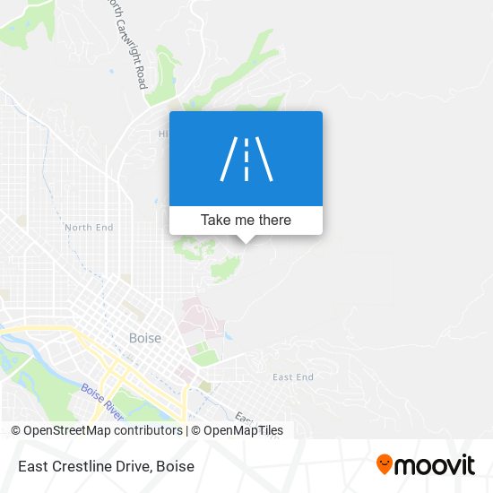 Mapa de East Crestline Drive