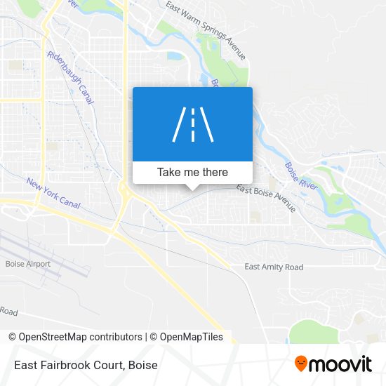 Mapa de East Fairbrook Court