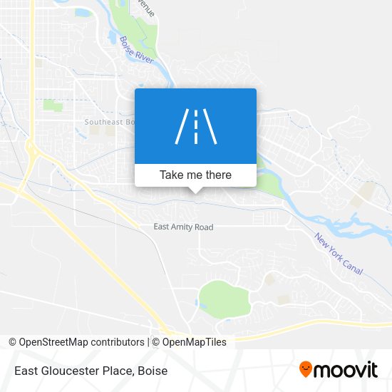 East Gloucester Place map