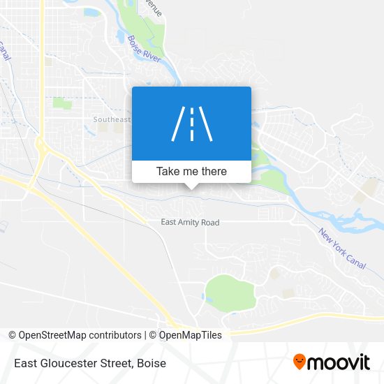 East Gloucester Street map