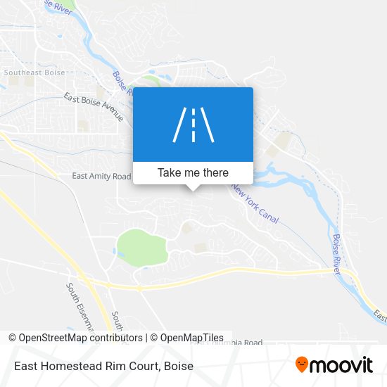 East Homestead Rim Court map