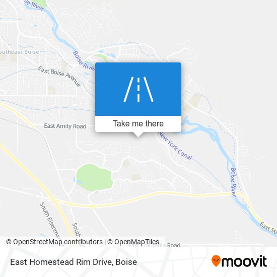 Mapa de East Homestead Rim Drive