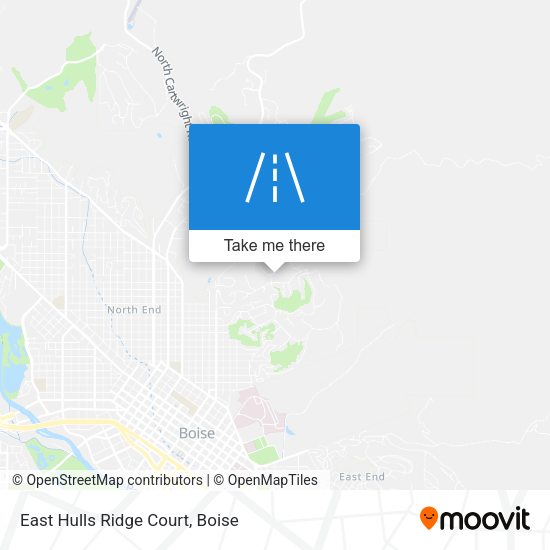 East Hulls Ridge Court map