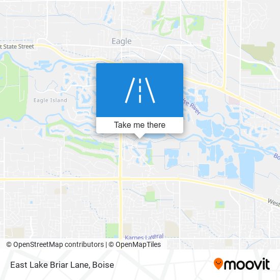 Mapa de East Lake Briar Lane