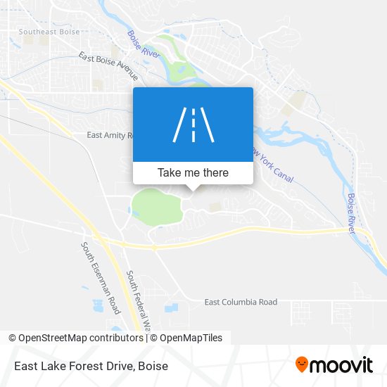 Mapa de East Lake Forest Drive