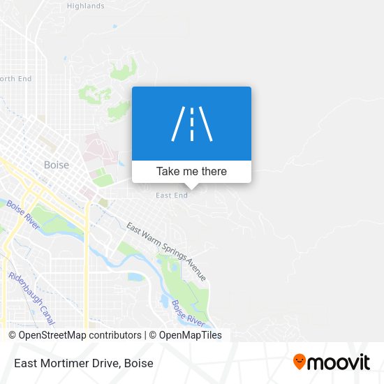 Mapa de East Mortimer Drive