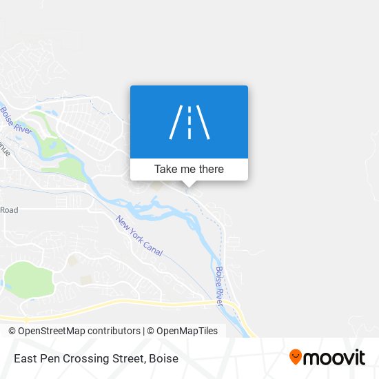 Mapa de East Pen Crossing Street