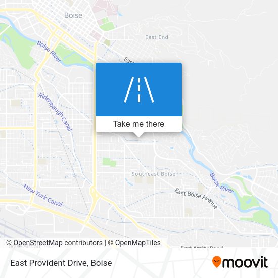 East Provident Drive map