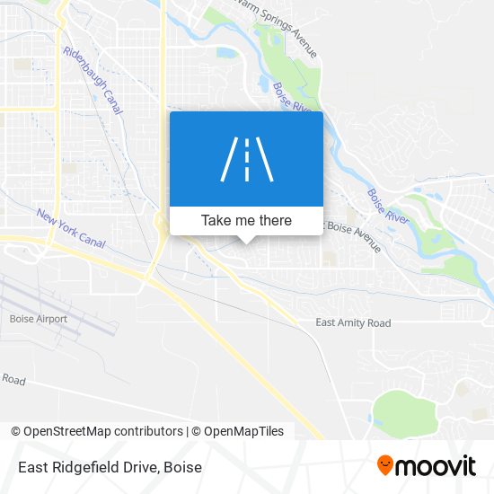 Mapa de East Ridgefield Drive