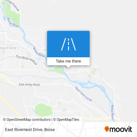 East Rivernest Drive map