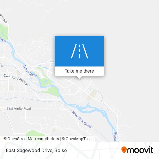 Mapa de East Sagewood Drive