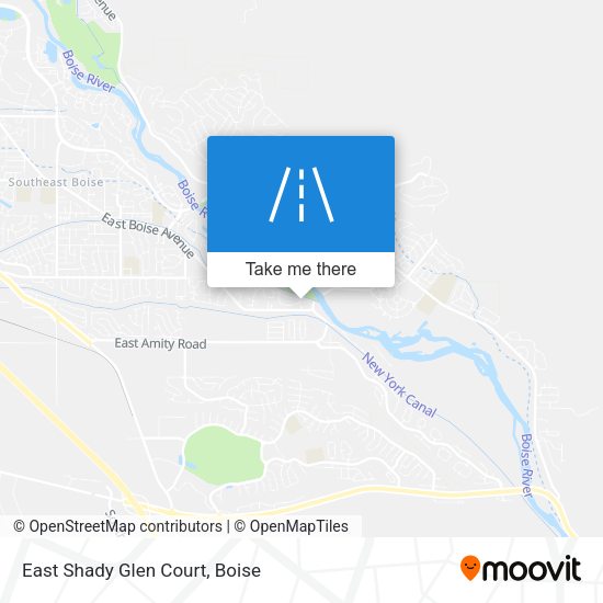 East Shady Glen Court map