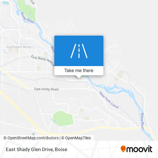 Mapa de East Shady Glen Drive