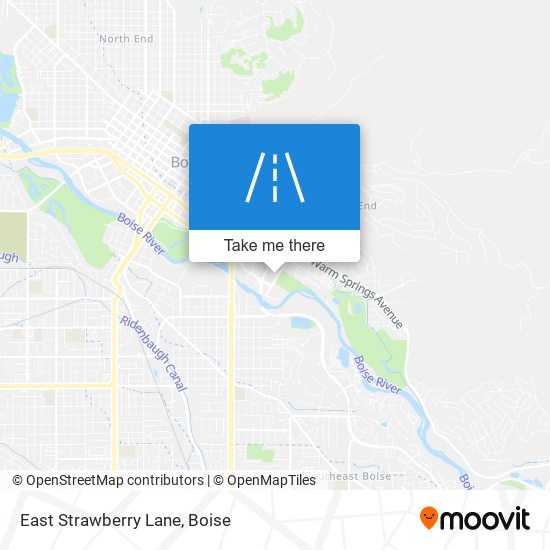 Mapa de East Strawberry Lane