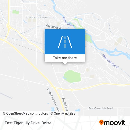 East Tiger Lily Drive map