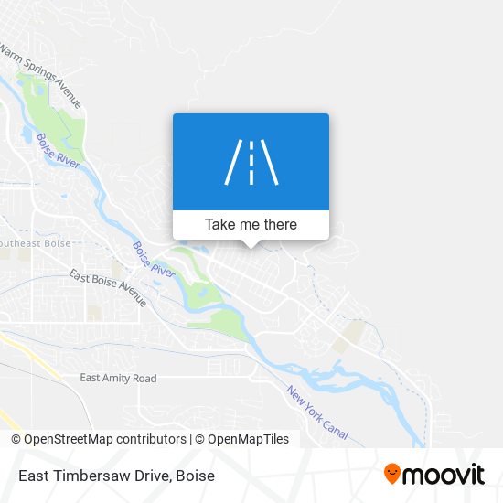 East Timbersaw Drive map