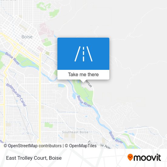 East Trolley Court map