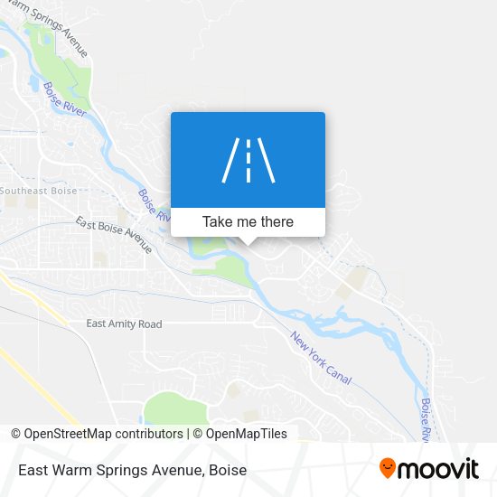 Mapa de East Warm Springs Avenue