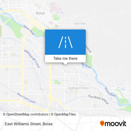 East Williams Street map