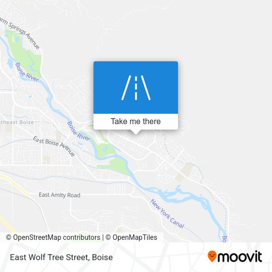 East Wolf Tree Street map