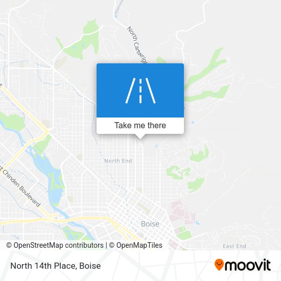 Mapa de North 14th Place