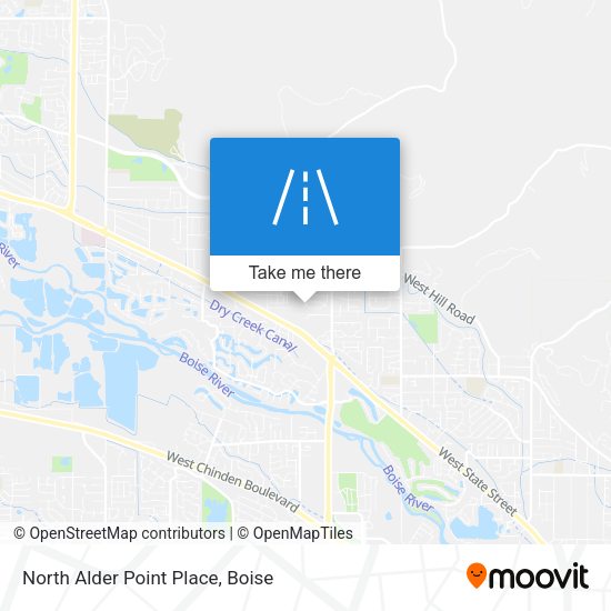 Mapa de North Alder Point Place