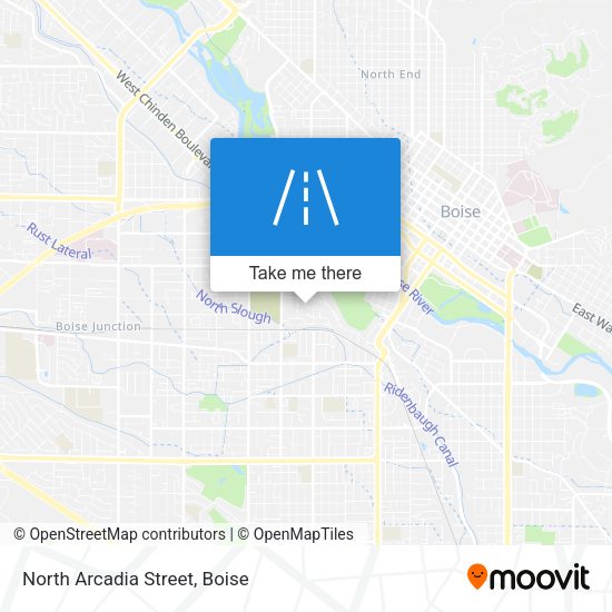 North Arcadia Street map