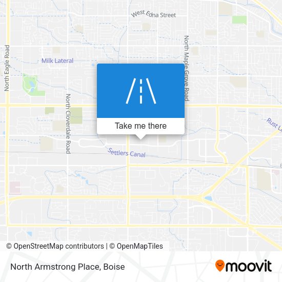Mapa de North Armstrong Place