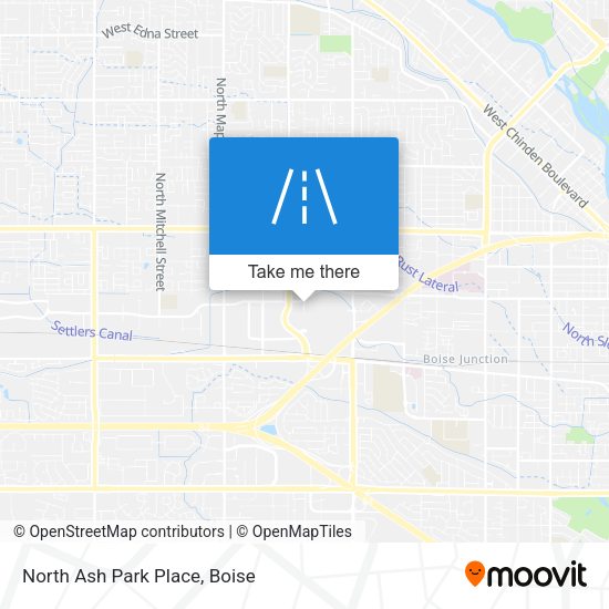 North Ash Park Place map
