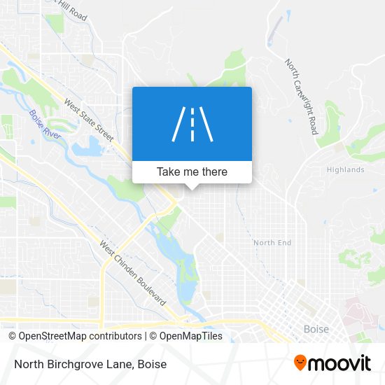 Mapa de North Birchgrove Lane