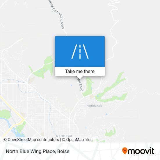 Mapa de North Blue Wing Place