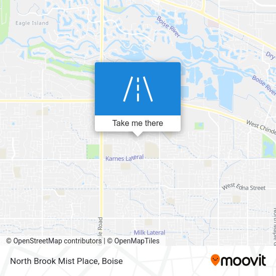Mapa de North Brook Mist Place