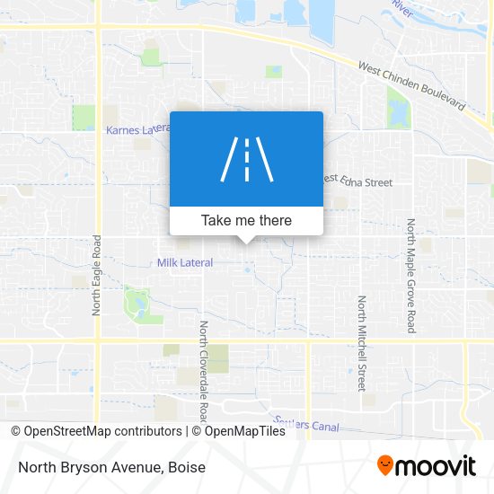 Mapa de North Bryson Avenue