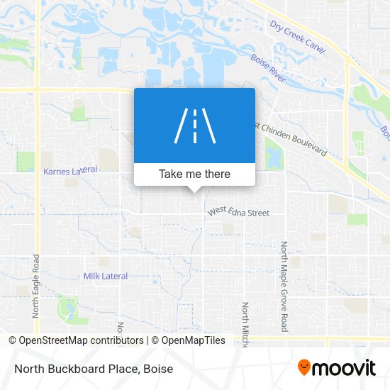 Mapa de North Buckboard Place