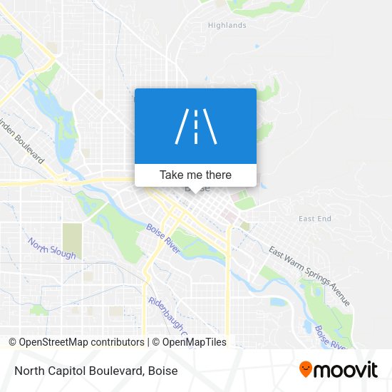 Mapa de North Capitol Boulevard