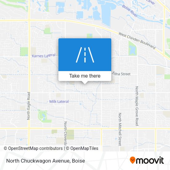 Mapa de North Chuckwagon Avenue