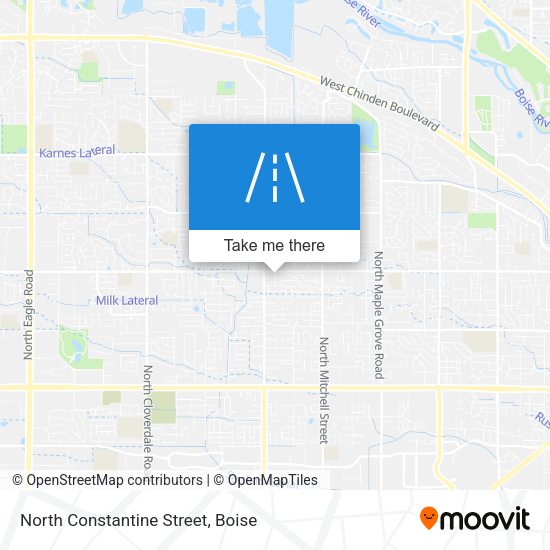 Mapa de North Constantine Street