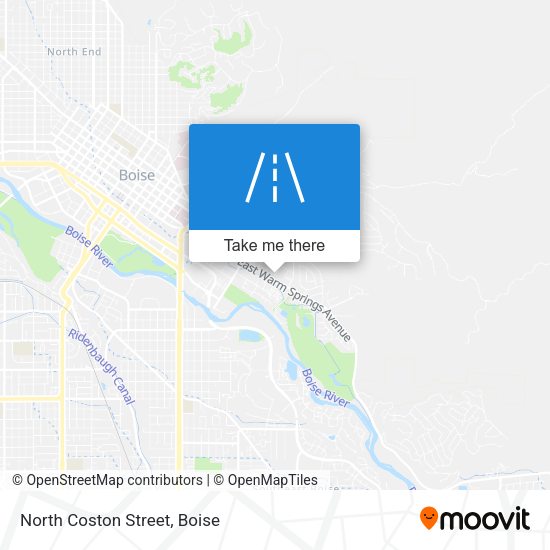 Mapa de North Coston Street