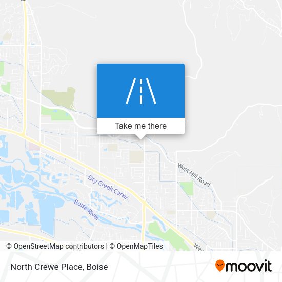Mapa de North Crewe Place