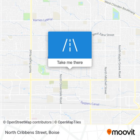 Mapa de North Cribbens Street