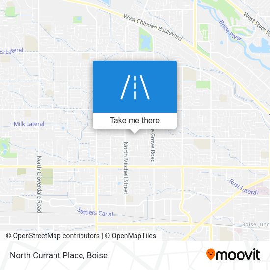 Mapa de North Currant Place