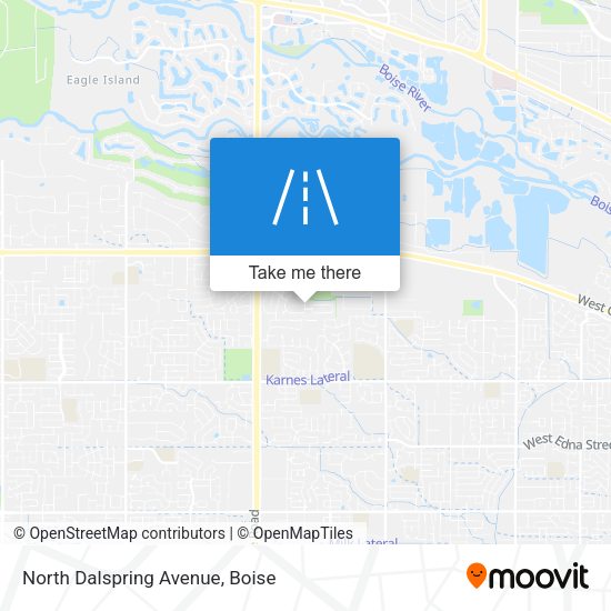 North Dalspring Avenue map