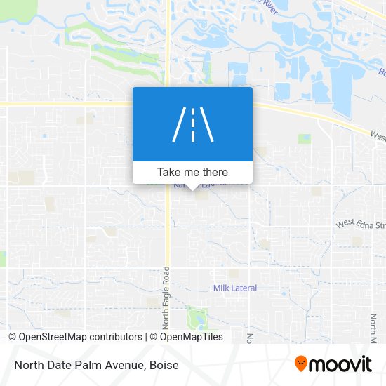 Mapa de North Date Palm Avenue