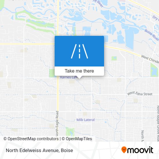 Mapa de North Edelweiss Avenue