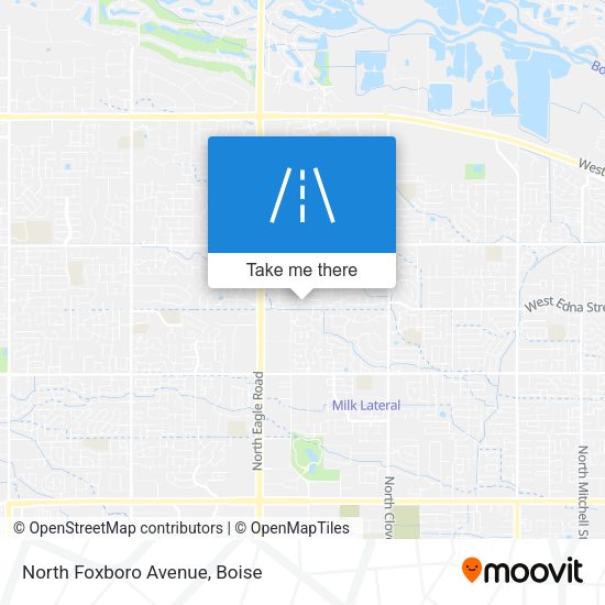 North Foxboro Avenue map