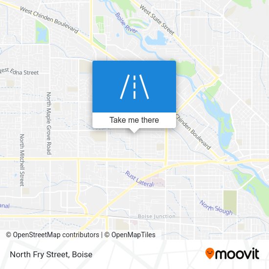 Mapa de North Fry Street