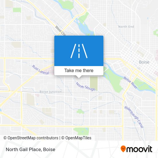 North Gail Place map